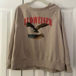 Budweiser Light Brown Crewneck